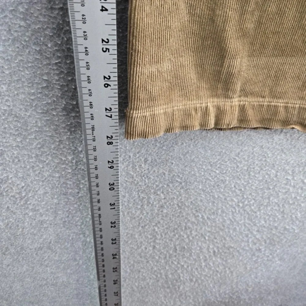 Polo Ralph Lauren Men Pants 36x28 Brown Corduroy Chino Straight‎ Stretch Classic